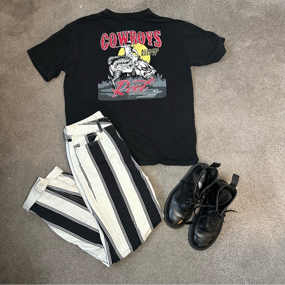BDG B&W striped pants